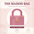 The Maison Bag Crochet Pattern | Structured Top-Handle Handbag PDF (Instant Download)